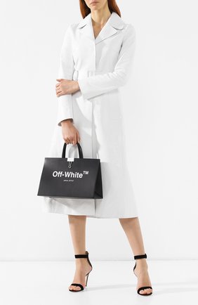 Женская сумка box OFF-WHITE черная цвета, арт. 0WNA058S197190881001 купить в ЦУМ | Фото №2 Сумка Box Off-White черная цвета | Фото №2