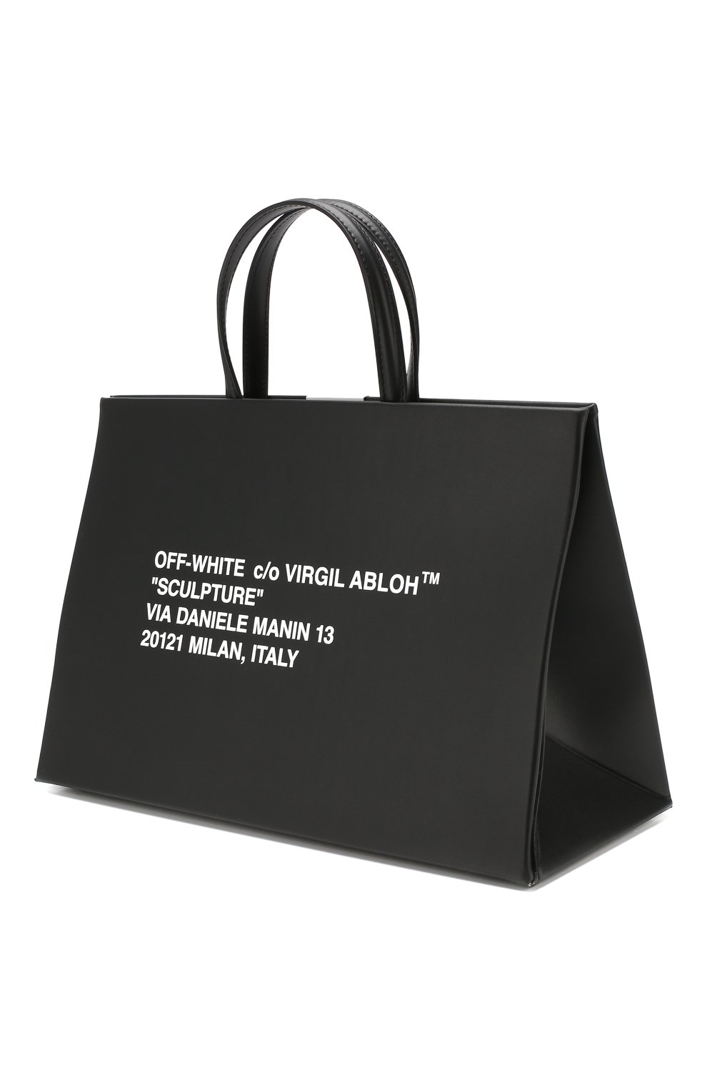 Женская сумка box OFF-WHITE черная цвета, арт. 0WNA058S197190881001 купить в ЦУМ | Фото №3 Сумка Box Off-White черная цвета | Фото №3