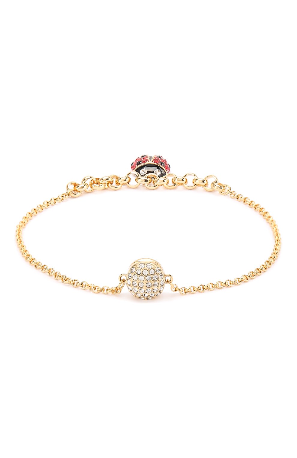 Женский браслет ladybug SWAROVSKI золотого цвета по цене 4840 руб., арт. 5479016 | Фото 2 Женский браслет ladybug SWAROVSKI золотого цвета, арт. 5479016 | Фото 2