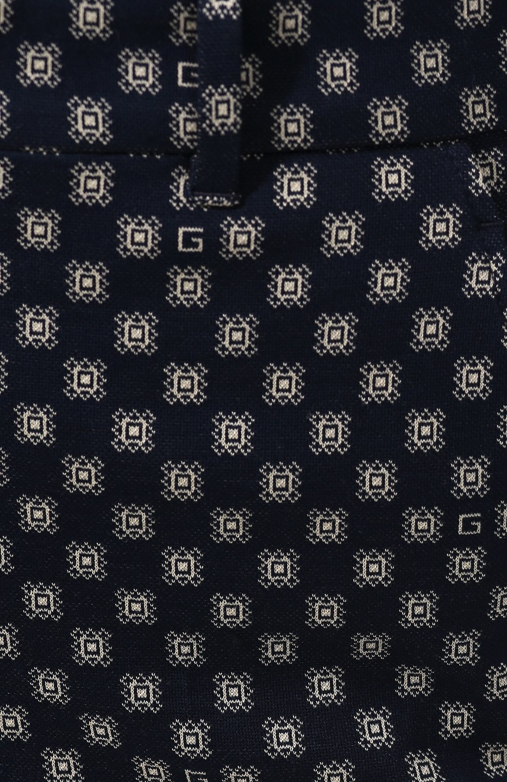 Женские синие хлопковые брюки Gucci, арт. 559643/ZAAEN купить в ЦУМ | Фото №5 Хлопковые брюки Gucci синие | Фото №5