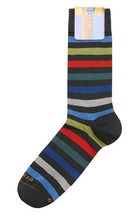 Мужские хлопковые носки GALLO темно-серого цвета, арт. AP103161 | Фото 1 (Материал внешний: Хлопок; Кросс-КТ: бельё; Статус проверки: Проверена категория)