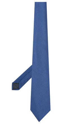 Мужской шелковый галстук LANVIN синего цвета по цене 10850 руб., арт. 1207/TIE | Фото 2 Мужской шелковый галстук LANVIN синего цвета, арт. 1207/TIE | Фото 2