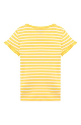 Детская футболка POLO RALPH LAUREN желтого цвета по цене 3950 руб., арт. 313735839 | Фото 2 Детская футболка POLO RALPH LAUREN желтого цвета, арт. 313735839 | Фото 2