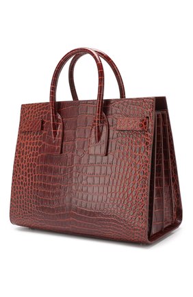 Женская сумка sac de jour small SAINT LAURENT коричневая цвета, арт. 378299/01U2W купить в ЦУМ | Фото №3 Сумка Sac De Jour small Saint Laurent коричневая цвета | Фото №3