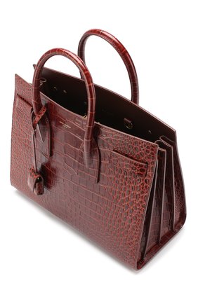 Женская сумка sac de jour small SAINT LAURENT коричневая цвета, арт. 378299/01U2W купить в ЦУМ | Фото №4 Сумка Sac De Jour small Saint Laurent коричневая цвета | Фото №4