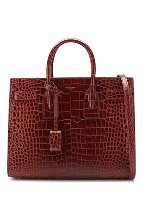 Женская сумка sac de jour small SAINT LAURENT коричневая цвета, арт. 378299/01U2W купить в ЦУМ | Фото №6 Сумка Sac De Jour small Saint Laurent коричневая цвета | Фото №6