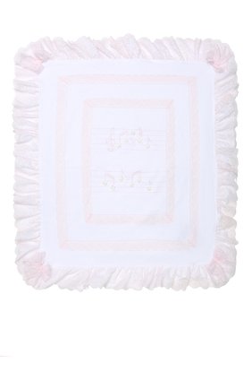 Детского хлопковое одеяло ALETTA белого цвета, арт. RD99240 | Фото 2 (Материал: Текстиль, Хлопок; Статус проверки: Проверена категория, Проверено)