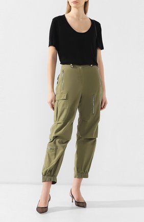 Женская футболка из вискозы ALEXANDERWANG.T черного цвета по цене 8495 руб., арт. 4C991004A0 | Фото 2 Женская футболка из вискозы ALEXANDERWANG.T черного цвета, арт. 4C991004A0 | Фото 2