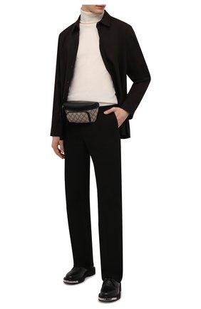 Мужская поясная сумка gg supreme GUCCI бежевого цвета по цене 58100 руб., арт. 450946/KHNYX | Фото 2 Мужская поясная сумка gg supreme GUCCI бежевого цвета, арт. 450946/KHNYX | Фото 2 (Материал: Экокожа, Текстиль; Статус проверки: Проверена категория; Размер: small)