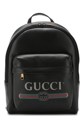Кожаный рюкзак Gucci Print | Фото №1 Кожаный рюкзак Gucci Print | Фото №1