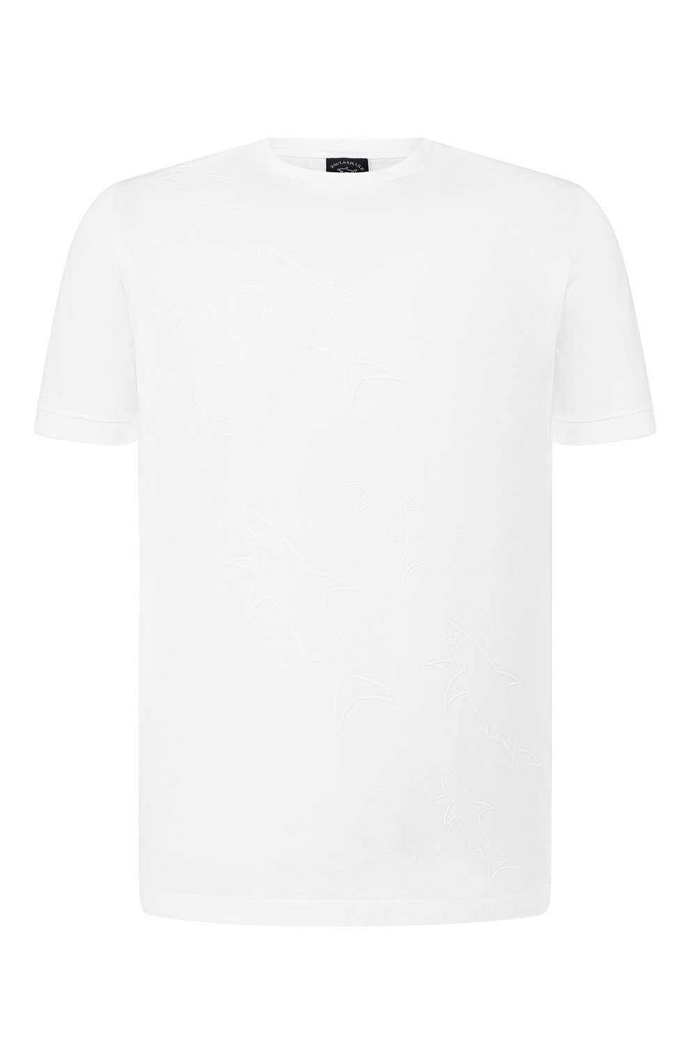 Хлопковая футболка Paul&Shark E19P1054, цвет белый, размер 50