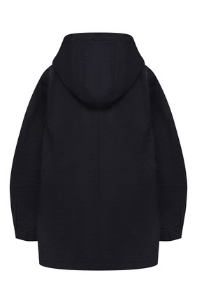 Детского двубортная парка с капюшоном EMPORIO ARMANI темно-синего цвета по цене 21850 руб., арт. 3G4BA6/1NLHZ | Фото 2 Детского двубортная парка с капюшоном EMPORIO ARMANI темно-синего цвета, арт. 3G4BA6/1NLHZ | Фото 2