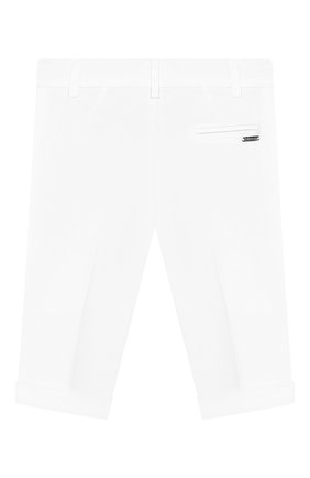 Детские хлопковые брюки BABY A. белого цвета, арт. A1762/2/36M-7A | Фото 2 (Статус проверки: Проверено, Проверена категория; Материал внешний: Хлопок; Кросс-КТ НВ: Брюки)