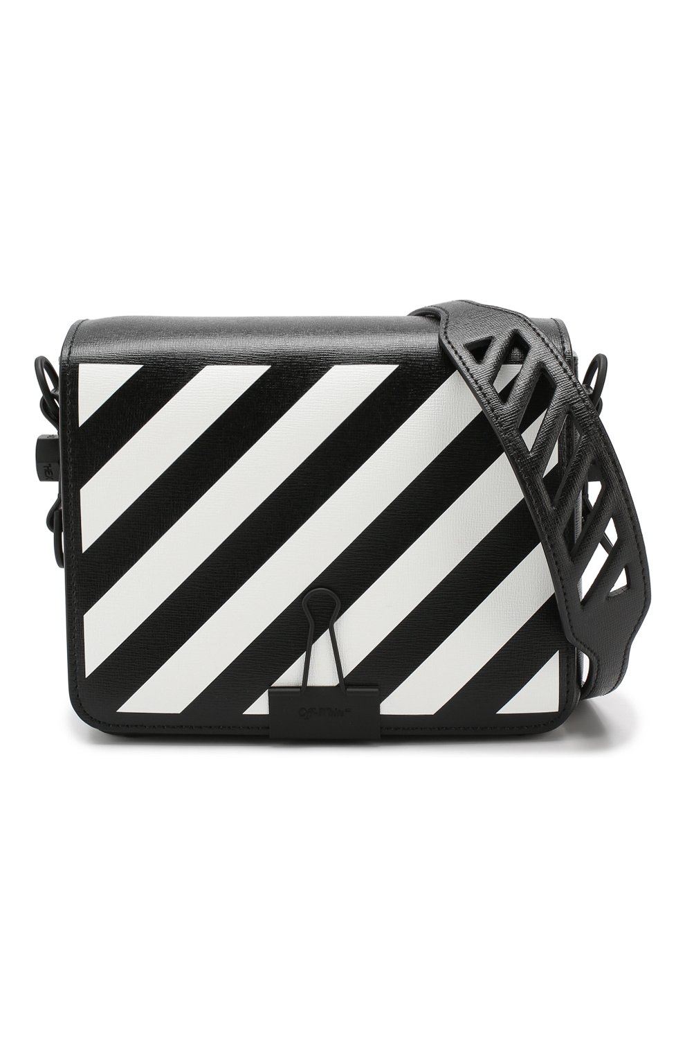 Женская сумка diag binder clip OFF-WHITE черная цвета, арт. 0WNA011S194230671001 купить в ЦУМ | Фото №6 Сумка Diag Binder Clip Off-White черная цвета | Фото №6