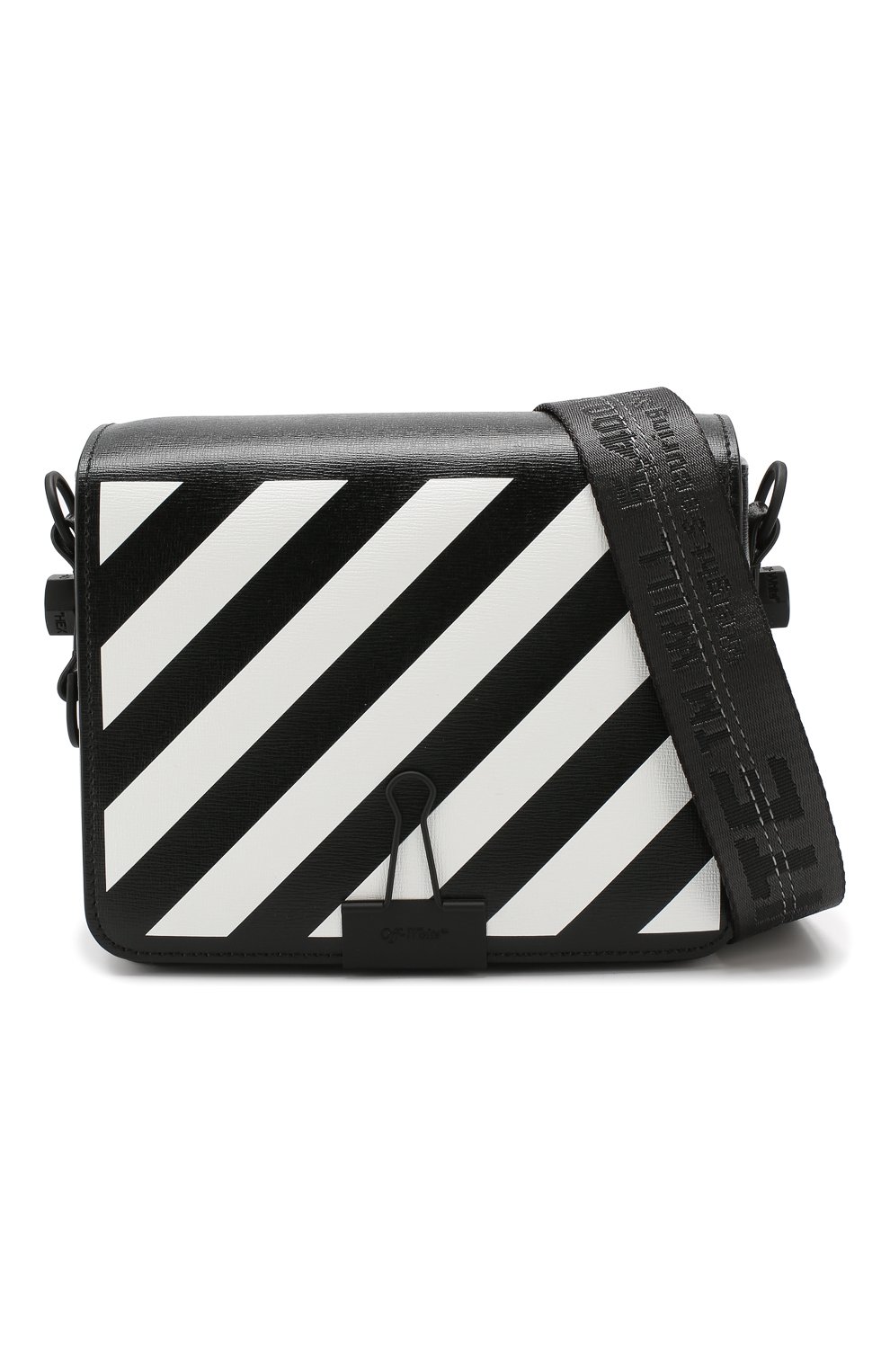 Женская сумка diag binder clip OFF-WHITE черная цвета, арт. 0WNA011S194230671001 купить в ЦУМ | Фото №7 Сумка Diag Binder Clip Off-White черная цвета | Фото №7