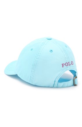 Детская хлопковая бейсболка POLO RALPH LAUREN бирюзового цвета по цене 2250 руб., арт. 323702853 | Фото 2 Детская хлопковая бейсболка POLO RALPH LAUREN бирюзового цвета, арт. 323702853 | Фото 2