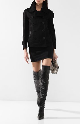 Женская хлопковая куртка TOM FORD черного цвета по цене 222500 руб., арт. CP1464-FAX472 | Фото 2 Женская хлопковая куртка TOM FORD черного цвета, арт. CP1464-FAX472 | Фото 2