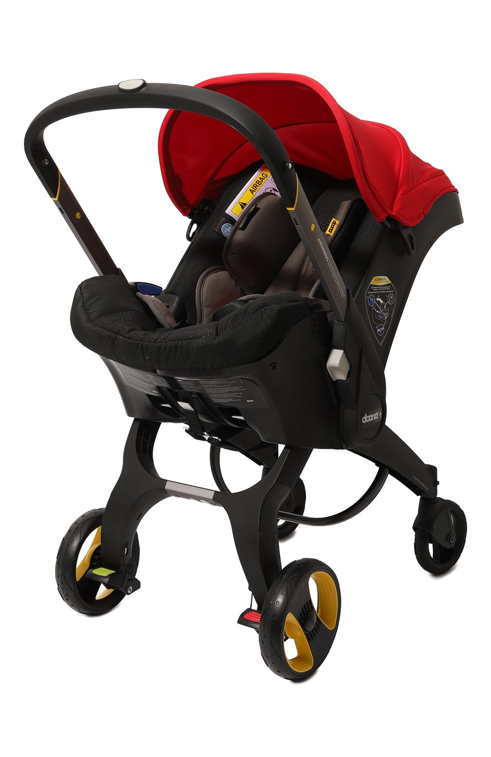 Детская коляска-автокресло doona+ SIMPLE PARENTING красного цвета, арт. SP150-20-031-015 | Фото 1 (Статус проверки: Проверена категория; Ограничения доставки: oversized)