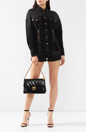 Женская сумка gv3 medium GIVENCHY черного цвета по цене 171500 руб., арт. BB501DB08Z | Фото 2 Женская сумка gv3 medium GIVENCHY черного цвета, арт. BB501DB08Z | Фото 2