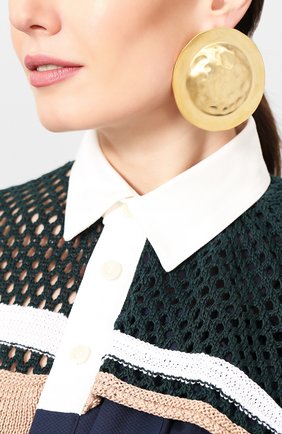 Женские золотые серьги Loewe, арт. 128.28.076 купить в ЦУМ | Фото №2 Серьги Loewe золотые | Фото №2