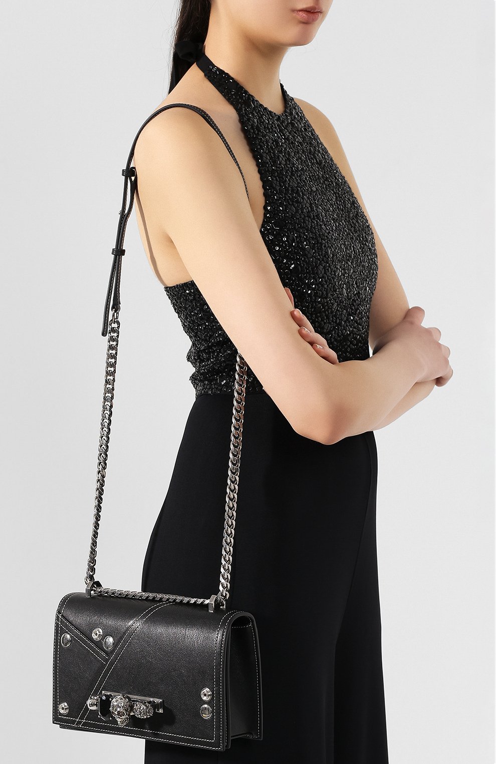 Сумка Jewelled Satchel | Фото №5 Сумка Jewelled Satchel | Фото №5