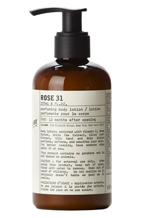 Лосьон для тела rose 31 (237ml) LE LABO бесцветного цвета по цене 6650 руб., арт. 811901027023 | Фото 1 Лосьон для тела rose 31 (237ml) LE LABO бесцветного цвета, арт. 811901027023 | Фото 1 (Тип продукта: Лосьоны; Назначение: Для тела; Статус проверки: Проверена категория)
