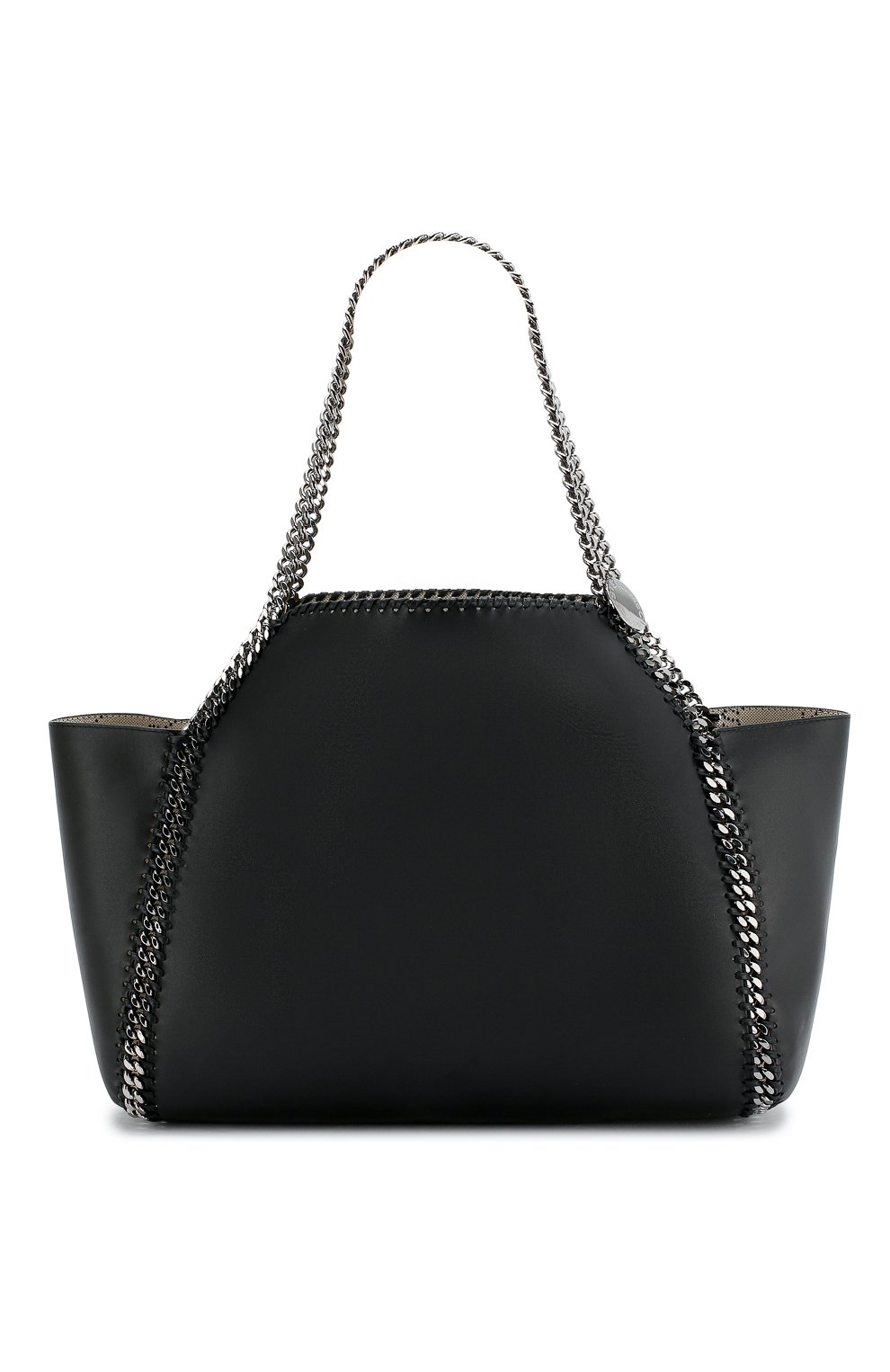 Женская сумка falabella STELLA MCCARTNEY бежевая цвета, арт. 507185/W8416 купить в ЦУМ | Фото №6 Сумка Falabella Stella McCartney бежевая цвета | Фото №6