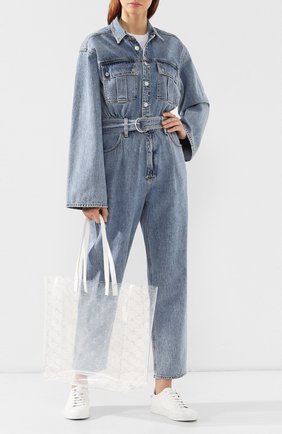 Женская сумка-тоут monogram STELLA MCCARTNEY прозрачного цвета по цене 52150 руб., арт. 541619/W8464 | Фото 2 Женская сумка-тоут monogram STELLA MCCARTNEY прозрачного цвета, арт. 541619/W8464 | Фото 2