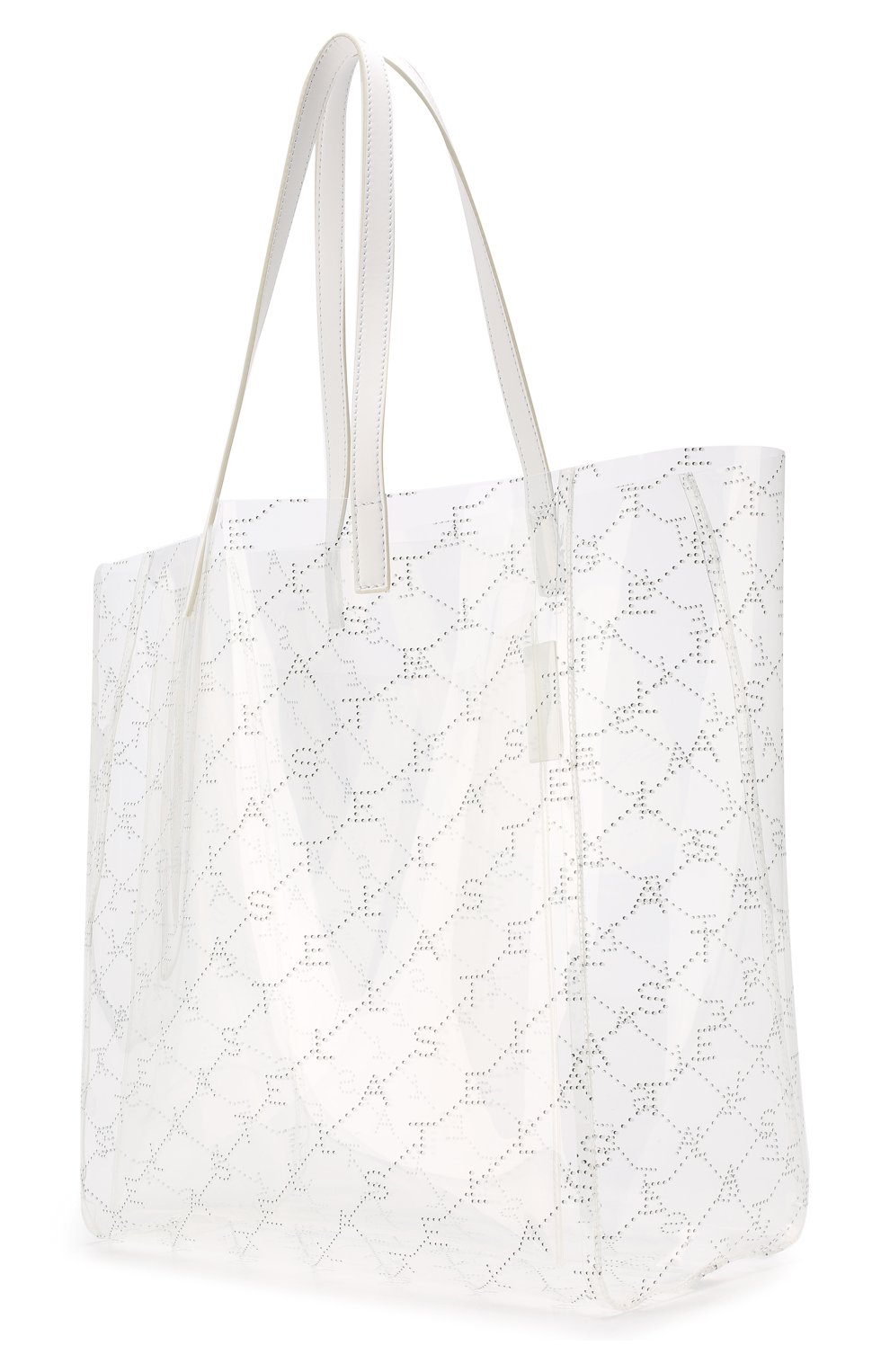 Женская сумка-тоут monogram STELLA MCCARTNEY прозрачного цвета по цене 52150 руб., арт. 541619/W8464 | Фото 3 Женская сумка-тоут monogram STELLA MCCARTNEY прозрачного цвета, арт. 541619/W8464 | Фото 3