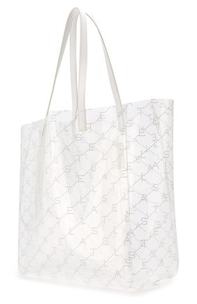 Женская сумка-тоут monogram STELLA MCCARTNEY прозрачного цвета по цене 52150 руб., арт. 541619/W8464 | Фото 3 Женская сумка-тоут monogram STELLA MCCARTNEY прозрачного цвета, арт. 541619/W8464 | Фото 3