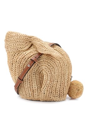 Женская сумка bunny LOEWE бежевая цвета, арт. 129.07.T35 купить в ЦУМ | Фото №5 Сумка Bunny Loewe бежевая цвета | Фото №5