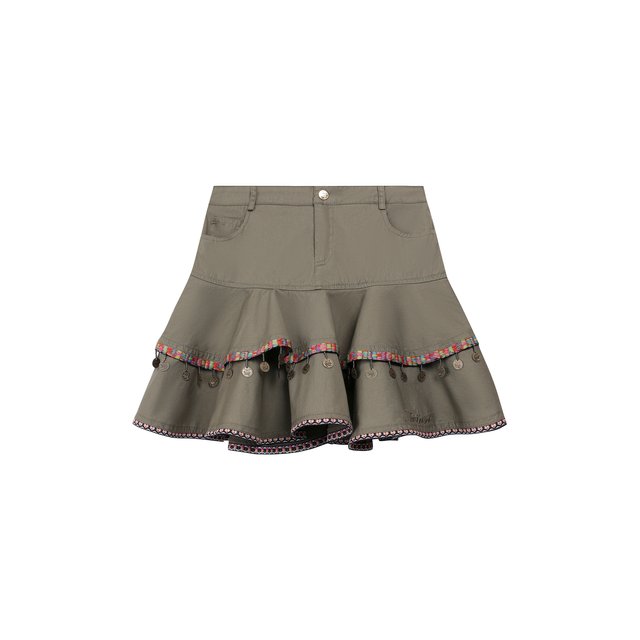Хлопковая юбка Twinset GJ2071/6A-10A