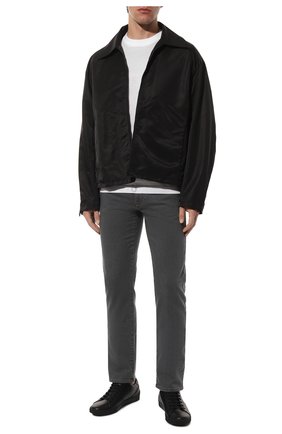 Мужская хлопковая футболка CANALI белого цвета по цене 22700 руб., арт. T0356/MJ00002 | Фото 2 Мужская хлопковая футболка CANALI белого цвета, арт. T0356/MJ00002 | Фото 2
