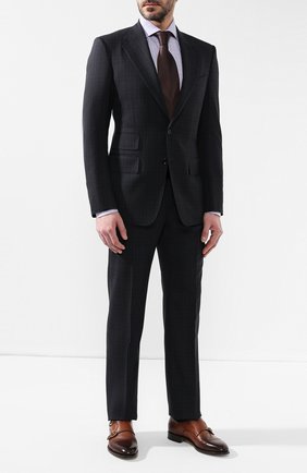 Мужская хлопковая рубашка TOM FORD сиреневого цвета по цене 35300 руб., арт. 5FT150/94C1AX | Фото 2 Мужская хлопковая рубашка TOM FORD сиреневого цвета, арт. 5FT150/94C1AX | Фото 2