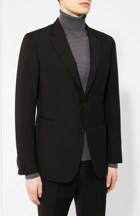 Мужской шерстяной костюм Z ZEGNA черного цвета по цене 137000 руб., арт. 524727/2XPWGX | Фото 2 Мужской шерстяной костюм Z ZEGNA черного цвета, арт. 524727/2XPWGX | Фото 2