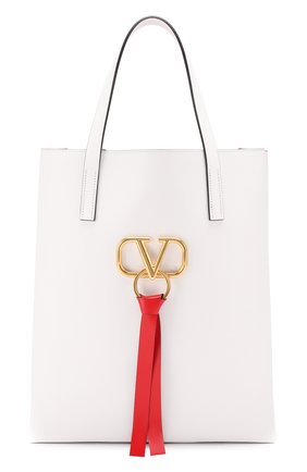 Сумка-тоут Valentino Garavani V-Ring | Фото №1 Сумка-тоут Valentino Garavani V-Ring | Фото №1