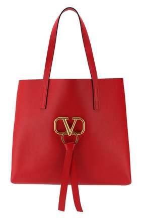 Сумка-тоут Valentino Garavani V-Ring | Фото №1 Сумка-тоут Valentino Garavani V-Ring | Фото №1