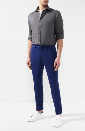 Мужская льняная рубашка RALPH LAUREN серого цвета по цене 32850 руб., арт. 791750046 | Фото 2 Мужская льняная рубашка RALPH LAUREN серого цвета, арт. 791750046 | Фото 2