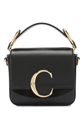 Женская сумка chloé c mini CHLOÉ черного цвета по цене 95450 руб., арт. CHC19US193A37 | Фото 1 Женская сумка chloé c mini CHLOÉ черного цвета, арт. CHC19US193A37 | Фото 1