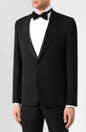 Мужской шерстяной смокинг GIORGIO ARMANI черного цвета по цене 210500 руб., арт. 8WGAS001/T00MU | Фото 2 Мужской шерстяной смокинг GIORGIO ARMANI черного цвета, арт. 8WGAS001/T00MU | Фото 2