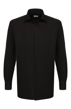 Мужская хлопковая сорочка BRIONI черного цвета по цене 42150 руб., арт. RCLU4H/PZ016 | Фото 1 Мужская хлопковая сорочка BRIONI черного цвета, арт. RCLU4H/PZ016 | Фото 1