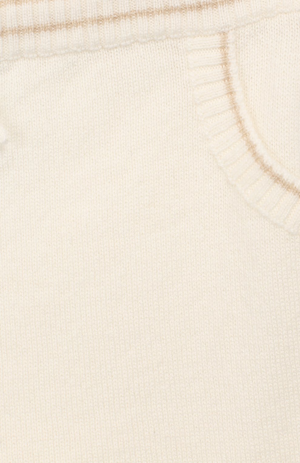 Детские кашемировые брюки LORO PIANA бежевого цвета, арт. FAE7158 | Фото 3 (Материал внешний: Шерсть, Кашемир; Статус проверки: Проверено, Проверена категория)