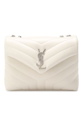Женская сумка monogram loulou small SAINT LAURENT белого цвета по цене 124000 руб., арт. 494699/DV726 | Фото 1 Женская сумка monogram loulou small SAINT LAURENT белого цвета, арт. 494699/DV726 | Фото 1