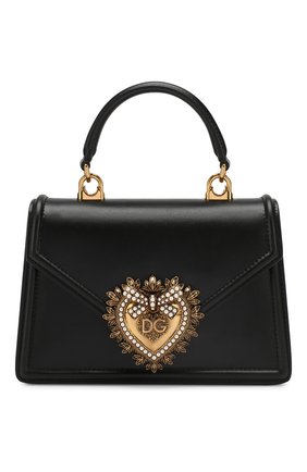 Женская сумка devotion small DOLCE & GABBANA черного цвета по цене 108500 руб., арт. BB6711/AV893 | Фото 1 Женская сумка devotion small DOLCE & GABBANA черного цвета, арт. BB6711/AV893 | Фото 1 (Материал: Натуральная кожа; Сумки-технические: Сумки через плечо, Сумки top-handle; Ремень/цепочка: На ремешке, С цепочкой; Размер: small; Женское Кросс-КТ: Вечерняя сумка; Статус проверки: Проверено, Проверена категория)