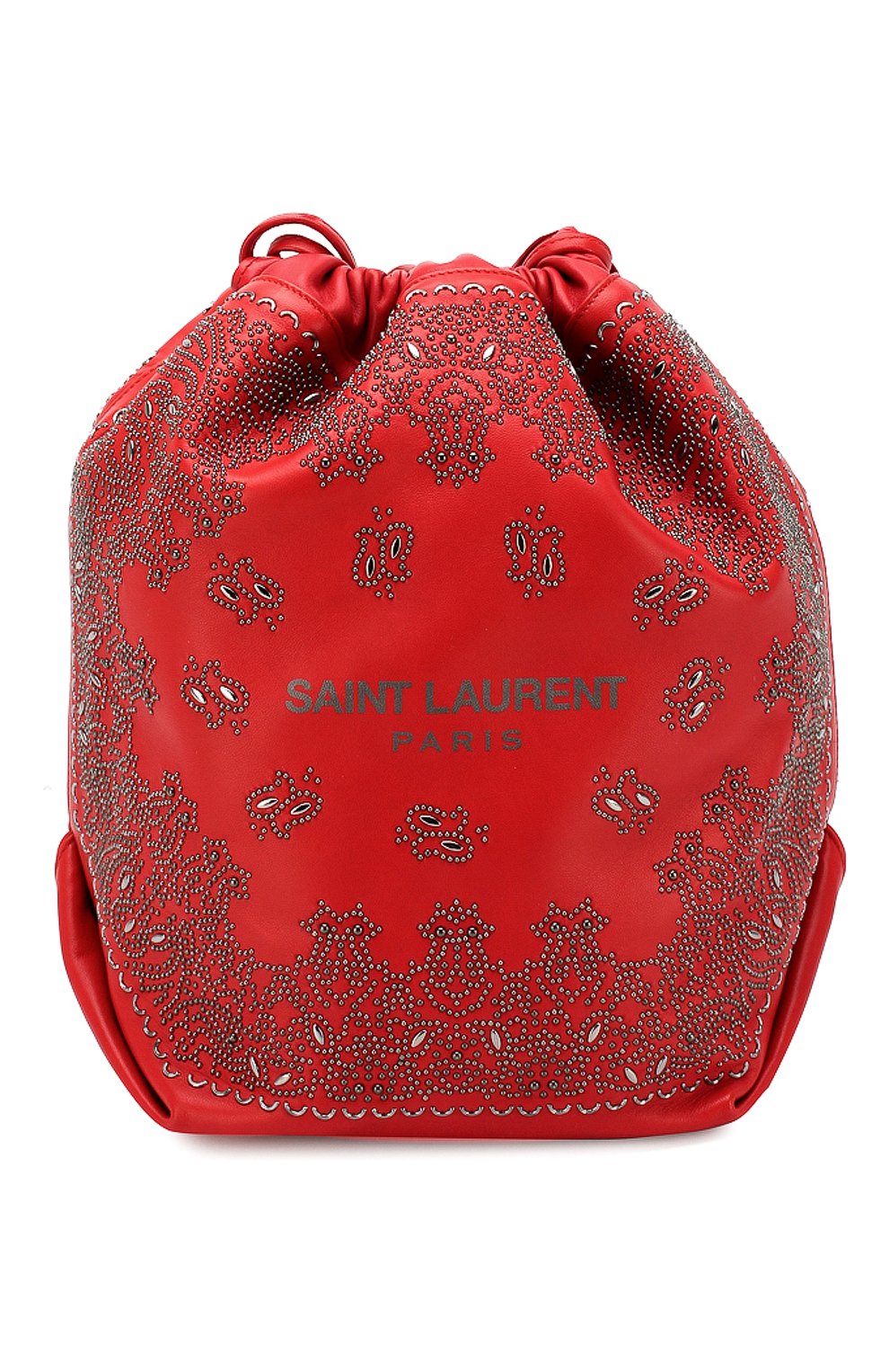 Женская сумка teddy SAINT LAURENT красного цвета, арт. 538448/0YP54 | Фото 1 (Сумки-технические: Сумки через плечо; Материал: Натуральная кожа; Статус проверки: Проверено, Проверена категория; Размер: large)