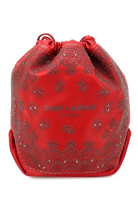 Женская сумка teddy SAINT LAURENT красного цвета, арт. 538448/0YP54 | Фото 1 (Сумки-технические: Сумки через плечо; Материал: Натуральная кожа; Статус проверки: Проверено, Проверена категория; Размер: large)