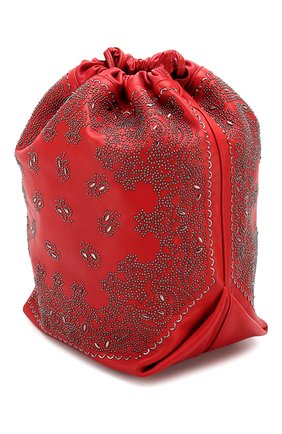 Женская сумка teddy SAINT LAURENT красного цвета, арт. 538448/0YP54 | Фото 3 (Сумки-технические: Сумки через плечо; Материал: Натуральная кожа; Статус проверки: Проверено, Проверена категория; Размер: large)