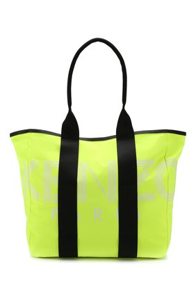 Мужская сумка-тоут sport KENZO желтого цвета, арт. 5SF219F24 | Фото 1 (Материал: Текстиль; Статус проверки: Проверена категория; Размер: large)