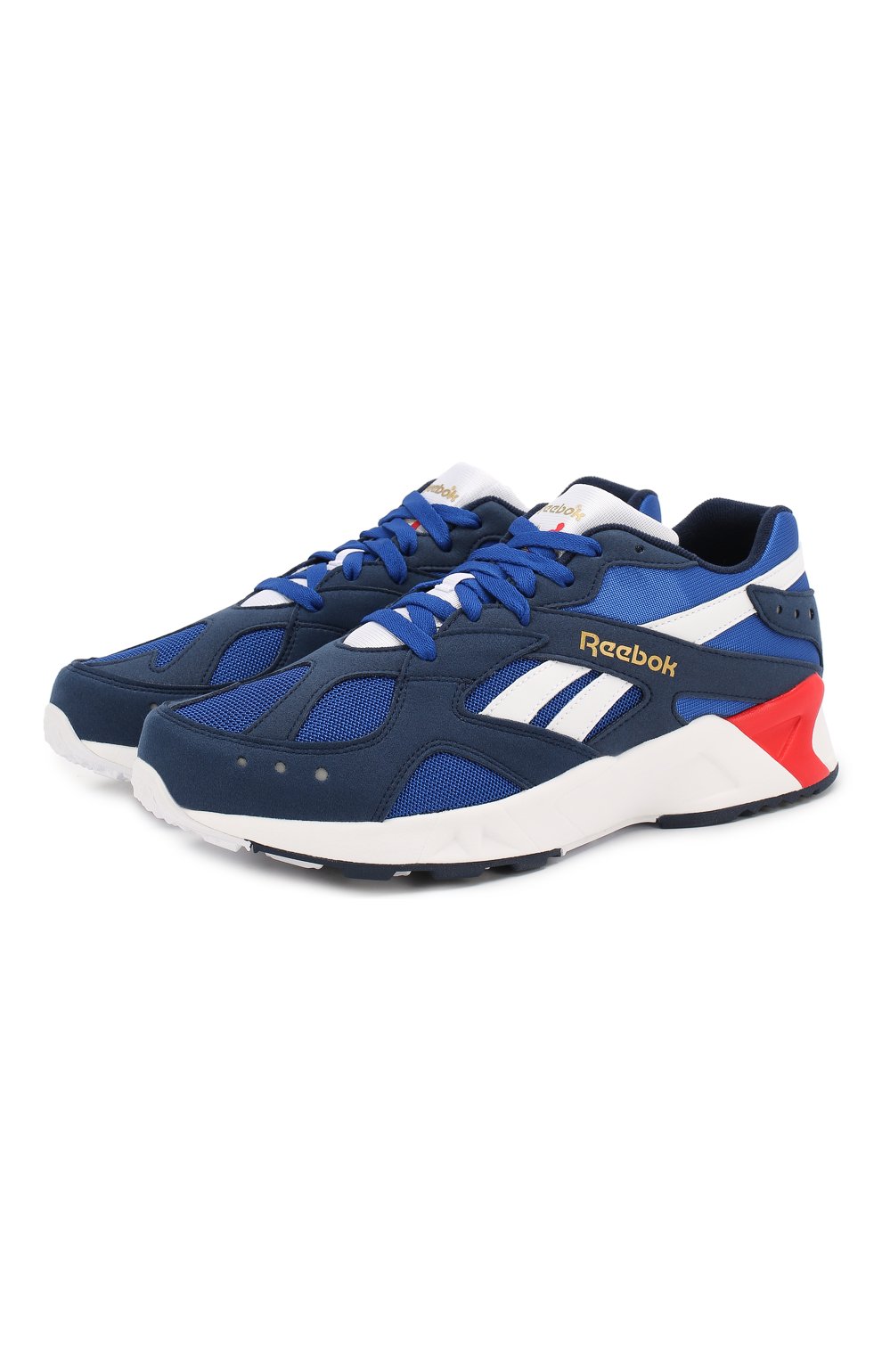 Мужские темно-синие текстильные кроссовки aztrek REEBOK — купить в  интернет-магазине ЦУМ, арт. DV3911