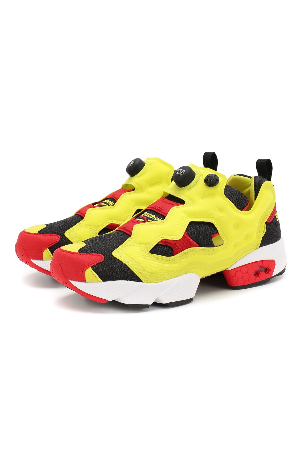 Мужские желтые комбинированные кроссовки instapump fury og REEBOK — купить  за 12960 руб. в интернет-магазине ЦУМ, арт. V47514